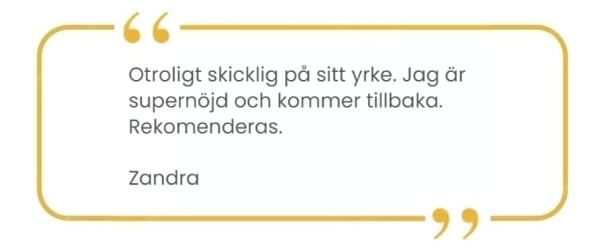 Customer Review 12 (Zandra)