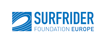 Logo Surfrider, association soutenue par Claire Keim