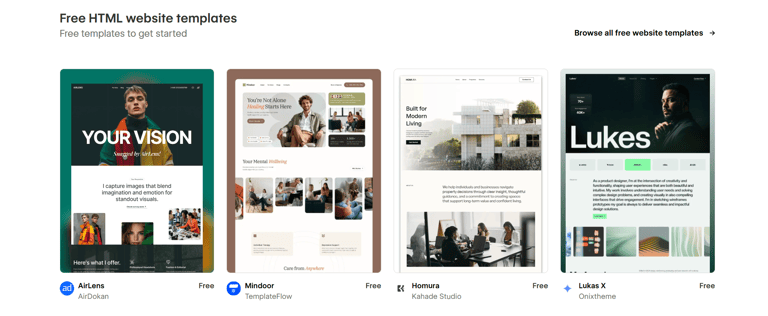 best online free website builder software webflow to start online store review