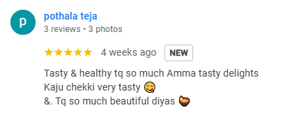 Google Review by Customer