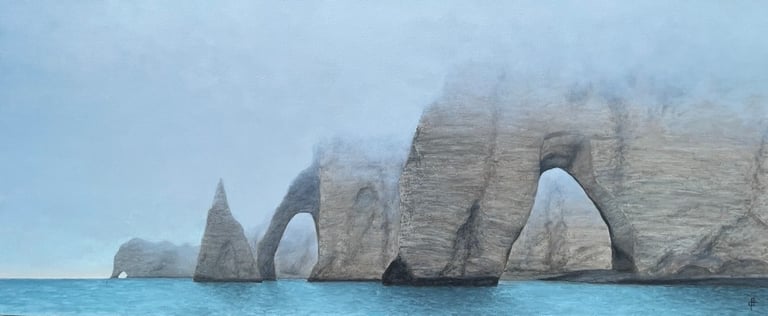 Tableau à l'huile - Les arches