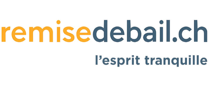 remisedebail.ch logo for Swiss lease transfer services with the slogan l'esprit tranquille.