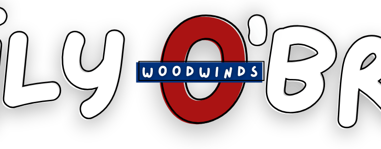 Emily O'Brien Woodwinds Logo