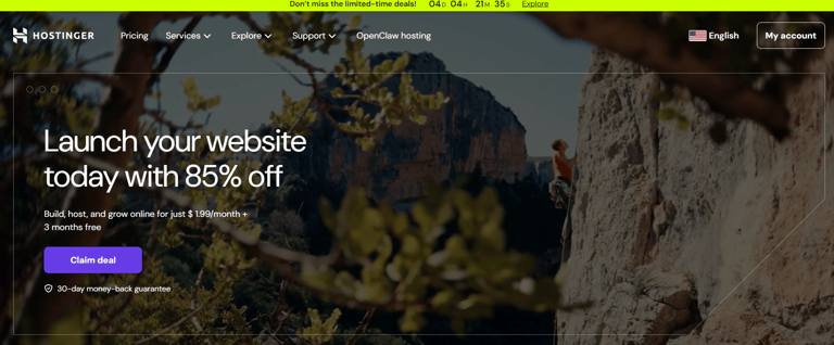best online free website builder software hostinger to start online store review