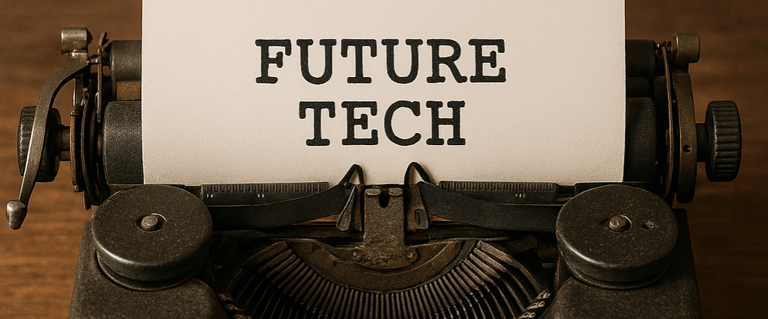 Vintage Typewriter - Future Tech School System - Kallar Kahar Township