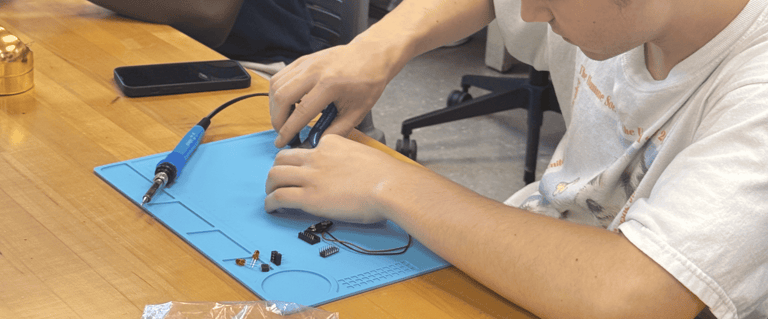 Soldering workshop for Penn State students by IEEE