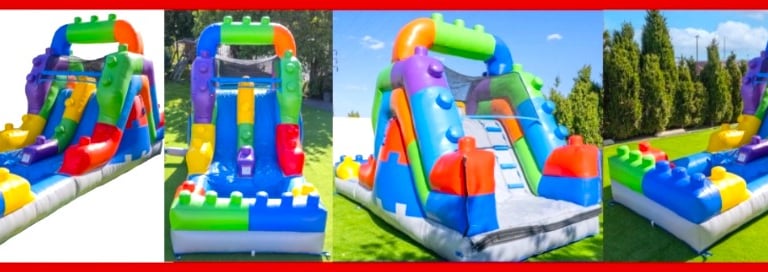 BLOCK PARTY DOUBLE SLIDE. DRY, WET WITH POOL OR BALL PIT. Bookings 832-216-8423