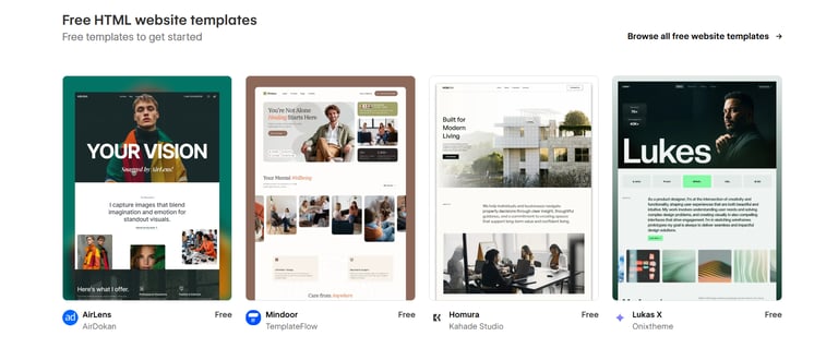 best online free website builder software webflow to start online store review