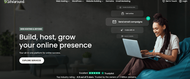 siteground web hosting software review