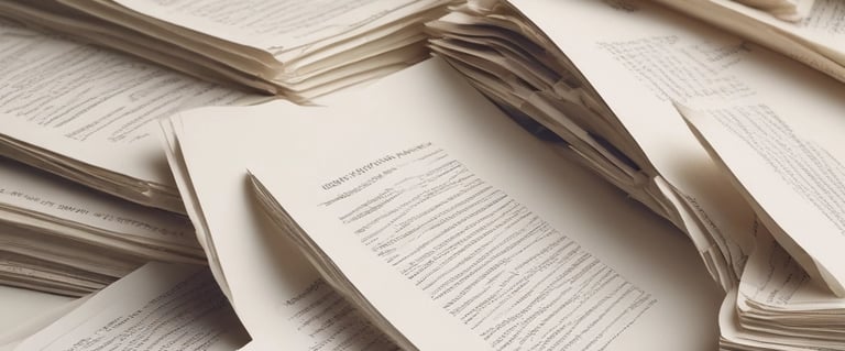 Ilustração de certidões e documentos de registro civil relacionados ao Direito de Família.