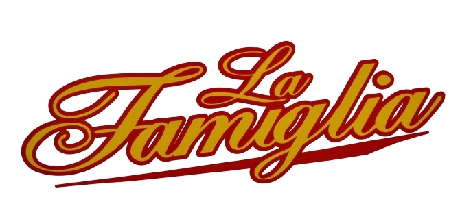 a logo for a restaurant called la fangola