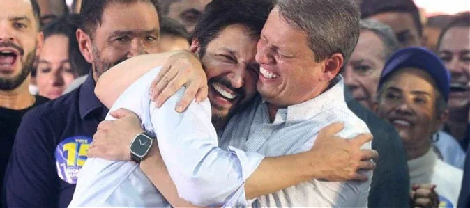 Tercisio de Freitas and the São Paulo's Mayor Ricardo Nunes