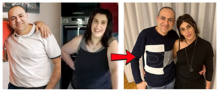 transformación personal de una pareja