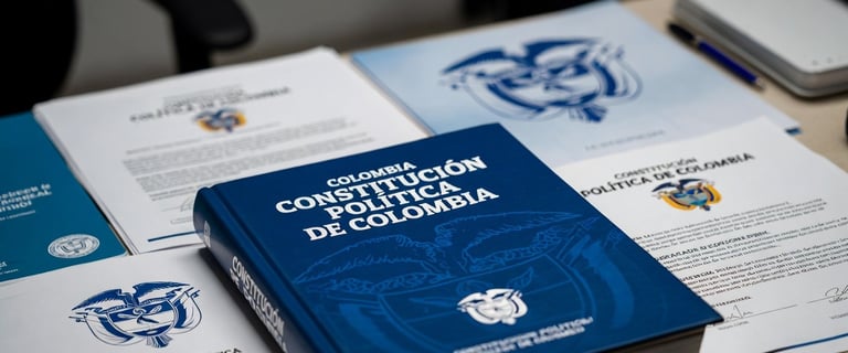 libro de constitución política de colombia