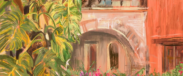 Digital postcard - Oaxaca, Mexico 2024
