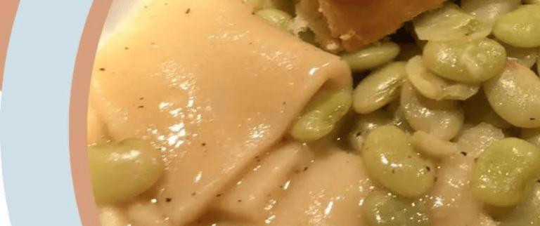 authentic southern FLAT dumplings with cornbread and lima beans