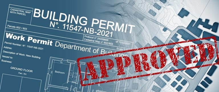 business licenses signage permits building permits major renovation