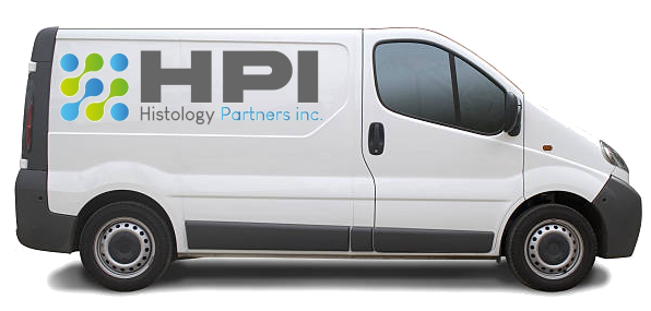 Histology partners service van for reliable onsite service