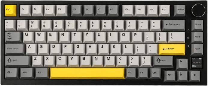 EPOMAKER Ajazz AK820 Pro 75% Gasket Teclado Mecánico Inalámbrico