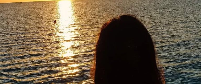Silhouettes of tourists enjoying the serene Zanzibar sunset on a traditional dhow cruise.