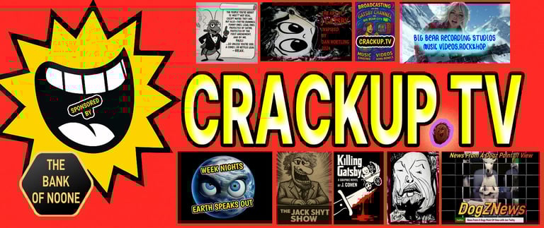 CRACKUP.TV and our hysterical lineup! 