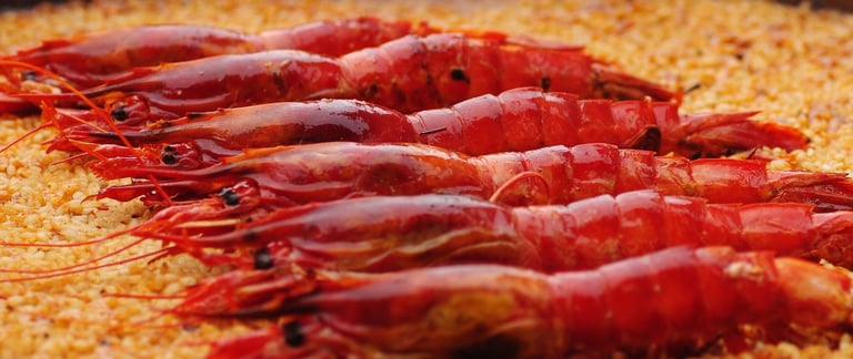 Paella de gamba, un plat ple de sabor i frescor