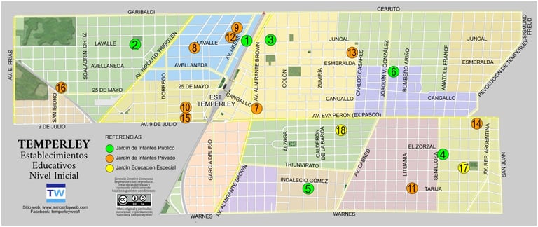 Jardines de Infantes en Temperley