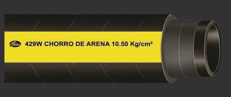 Manguera 429W para chorro de arena y polvos