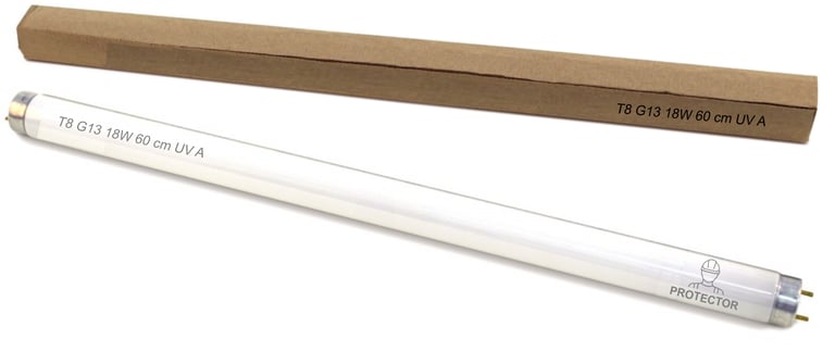 fluorescentes uva para captura de moscas en la industria alimentaria