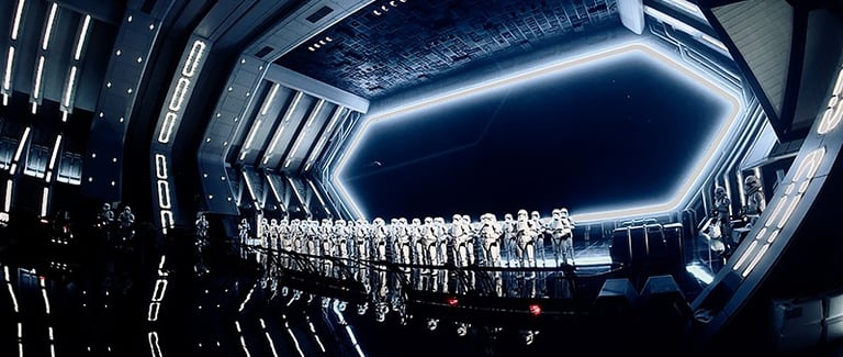 Rise of the Resistance inside Star Wars: Galaxy's Edge® at Disney's Hollywood Studios® Park.