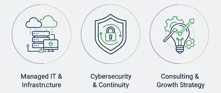 Professional Managed IT Services (MSP) for businesses in Southeast Manitoba, proactive network monitoring, cybersecurity