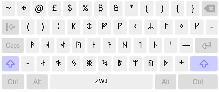 Runeboard Layout