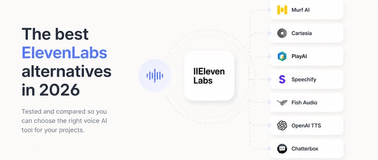 best elevenlabs alternatives 2026