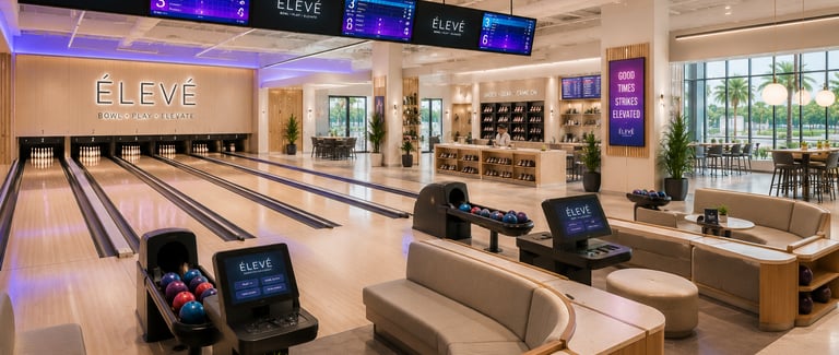 ELEVE Bowling Alley Mockup
