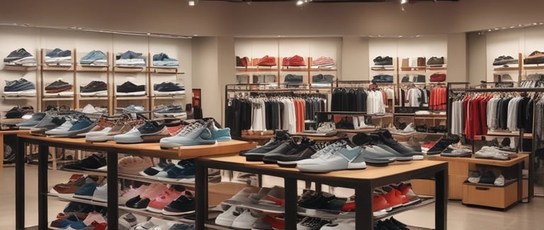 Close-up of premium tech gadgets arranged on a display table.