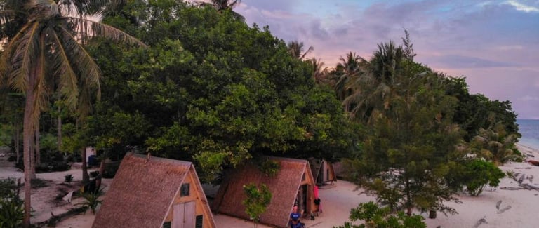 Experience local living and stay in native huts