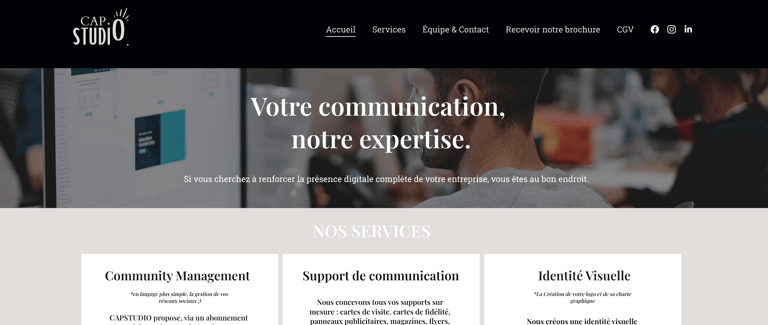 Capstudio agence de communication digitale