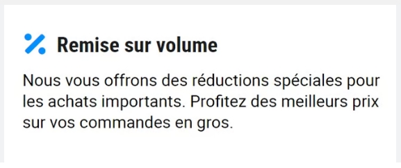 Vente en gros B2B