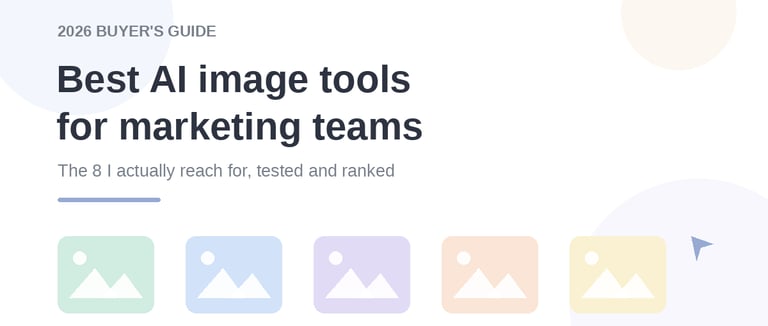 best AI image tools for marketing teams