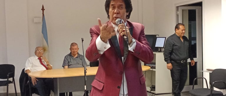 DÍA NACIONAL DEL TANGO. RAMÓN ROMERO, EDUARDO CEBALLOS, ERNESTO MEDINA, BENJAMIN ROJAS.