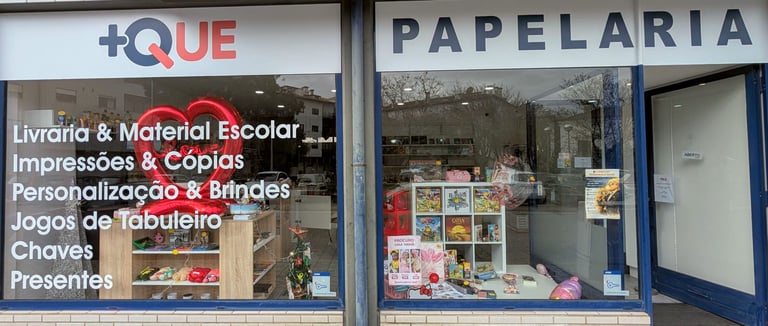 Loja Física +Que Papelaria Esgueira