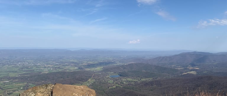 overlook at Shenandoah National Park