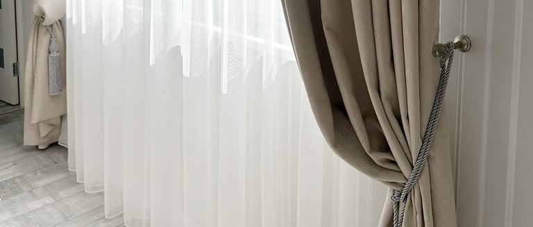 klasikiniai užuolaidų parišimai