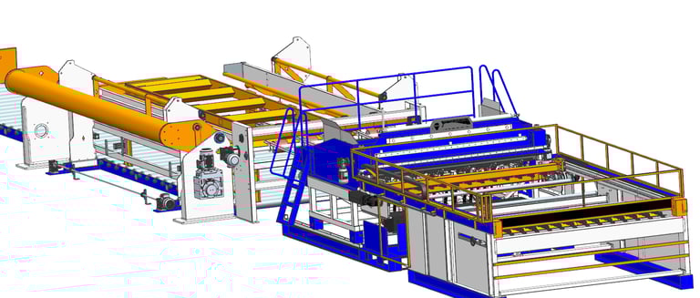 HKM OBHC - Çelik Hasır kaynak makinesi Otomatik ön besleme ve hasır çevirme