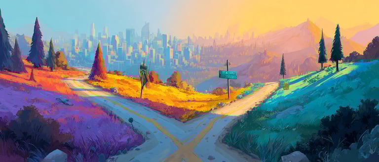 Fork in the road for decising where to invest time and skills for career development