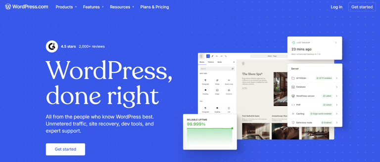best online free website builder software wordpress to start online store review