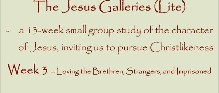 The Jeus Galleries (Lite) bite-sized, quick read for printout or download phone tablet
