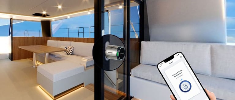 Ouverture avec un smaartphone