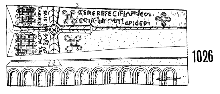 Newcastle Bridgend Runestone 1026  - County Glamorgan, Wales