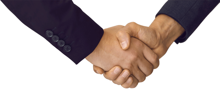 Shaking hands